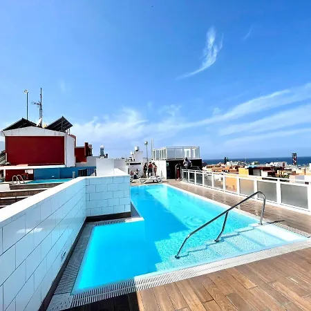Estudio Pp Con Wifi,piscina En Azotea, Sin Balcon Apartamento